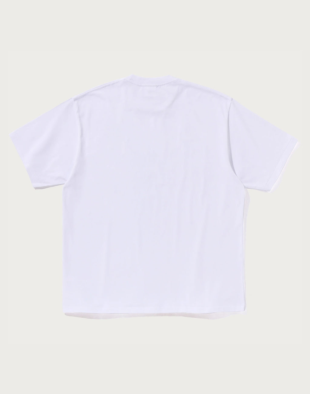 BAPE MOTTO LOGO RELAXED FIT TEE MENS