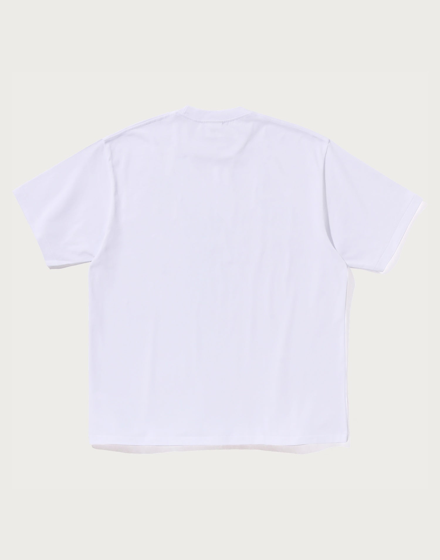 BAPE MOTTO LOGO RELAXED FIT TEE MENS