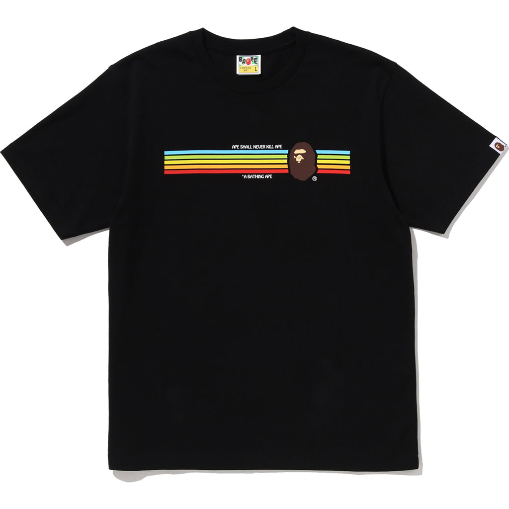 APE HEAD RAINBOW TEE MENS