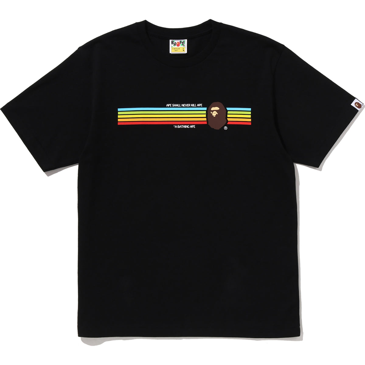 APE HEAD RAINBOW TEE MENS