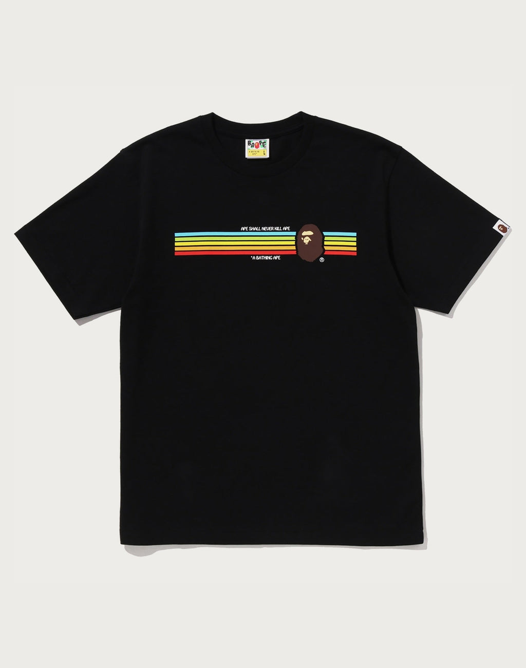 APE HEAD RAINBOW TEE MENS