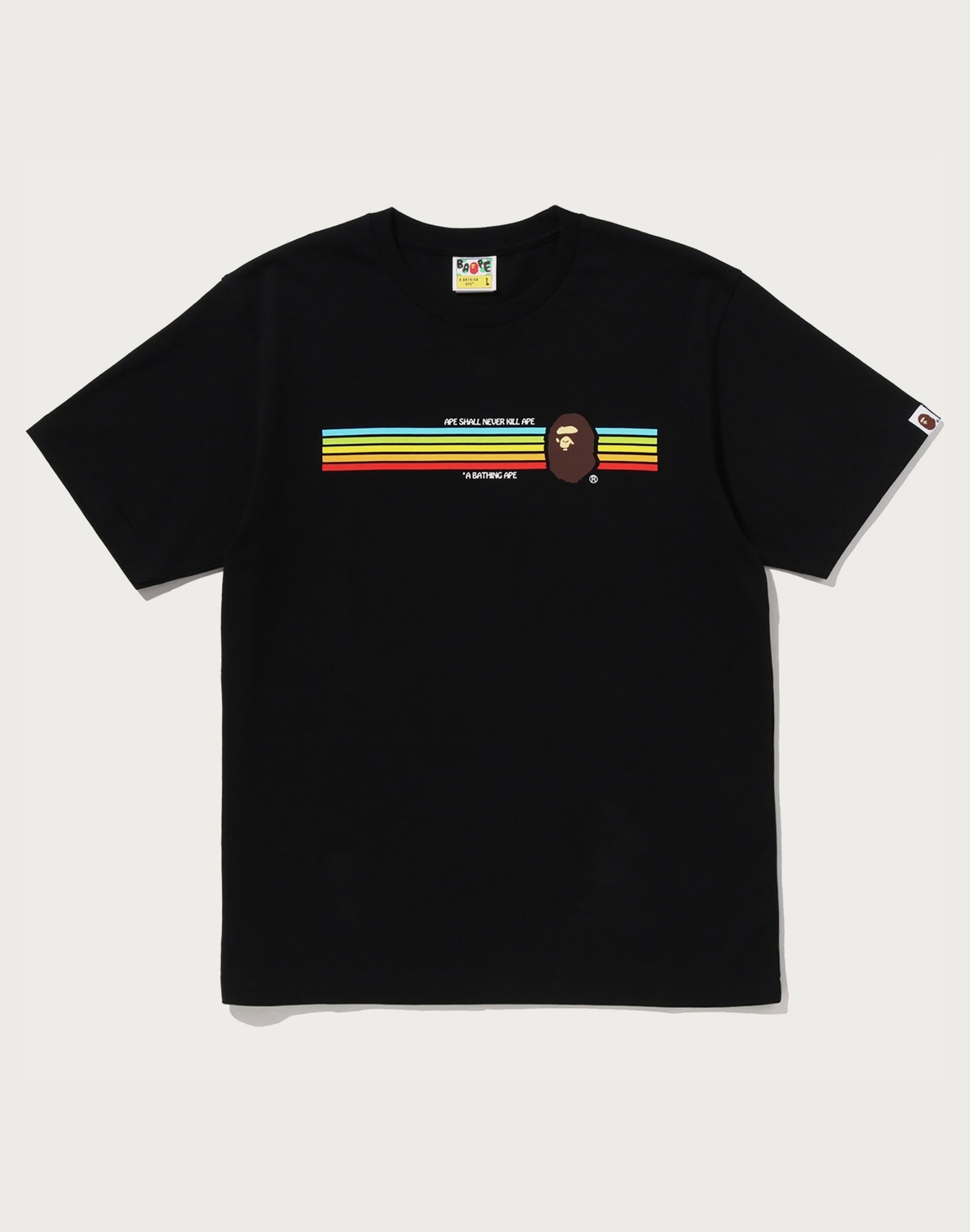 APE HEAD RAINBOW TEE MENS