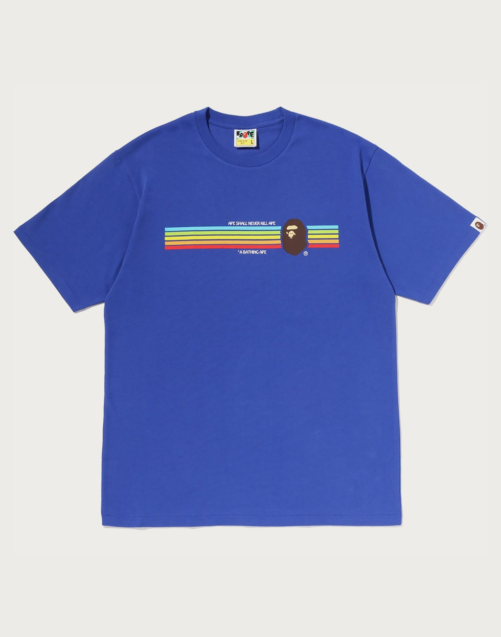 APE HEAD RAINBOW TEE MENS