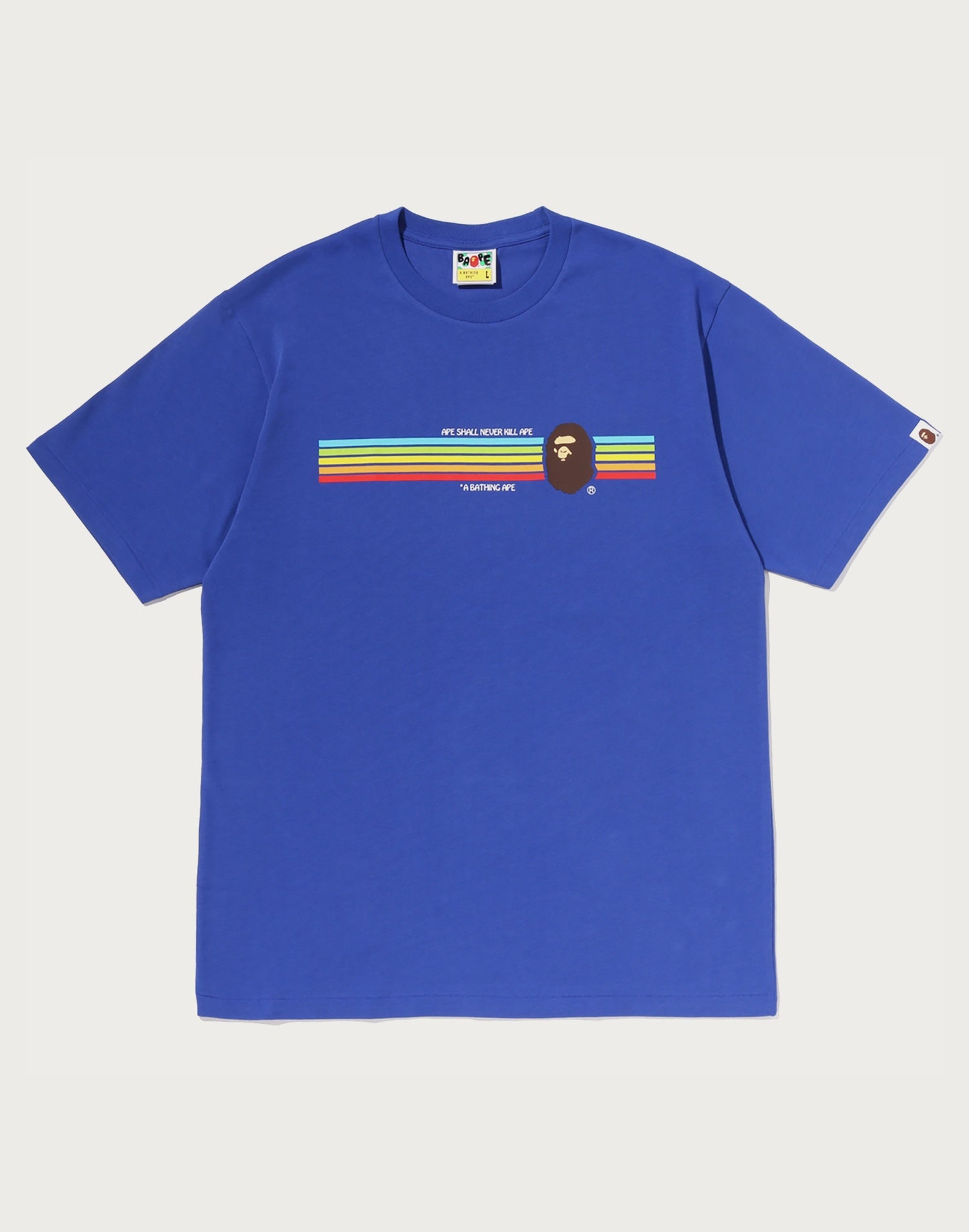 APE HEAD RAINBOW TEE MENS