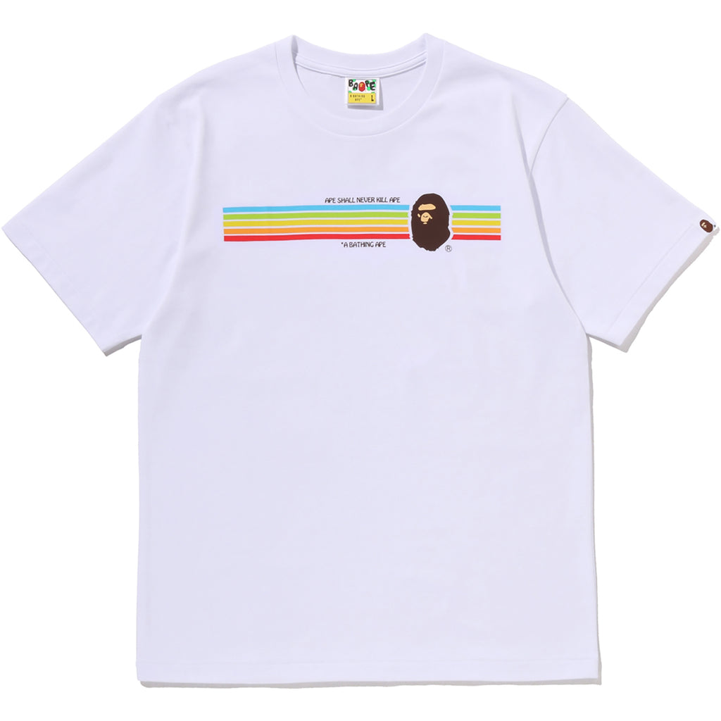 APE HEAD RAINBOW TEE MENS