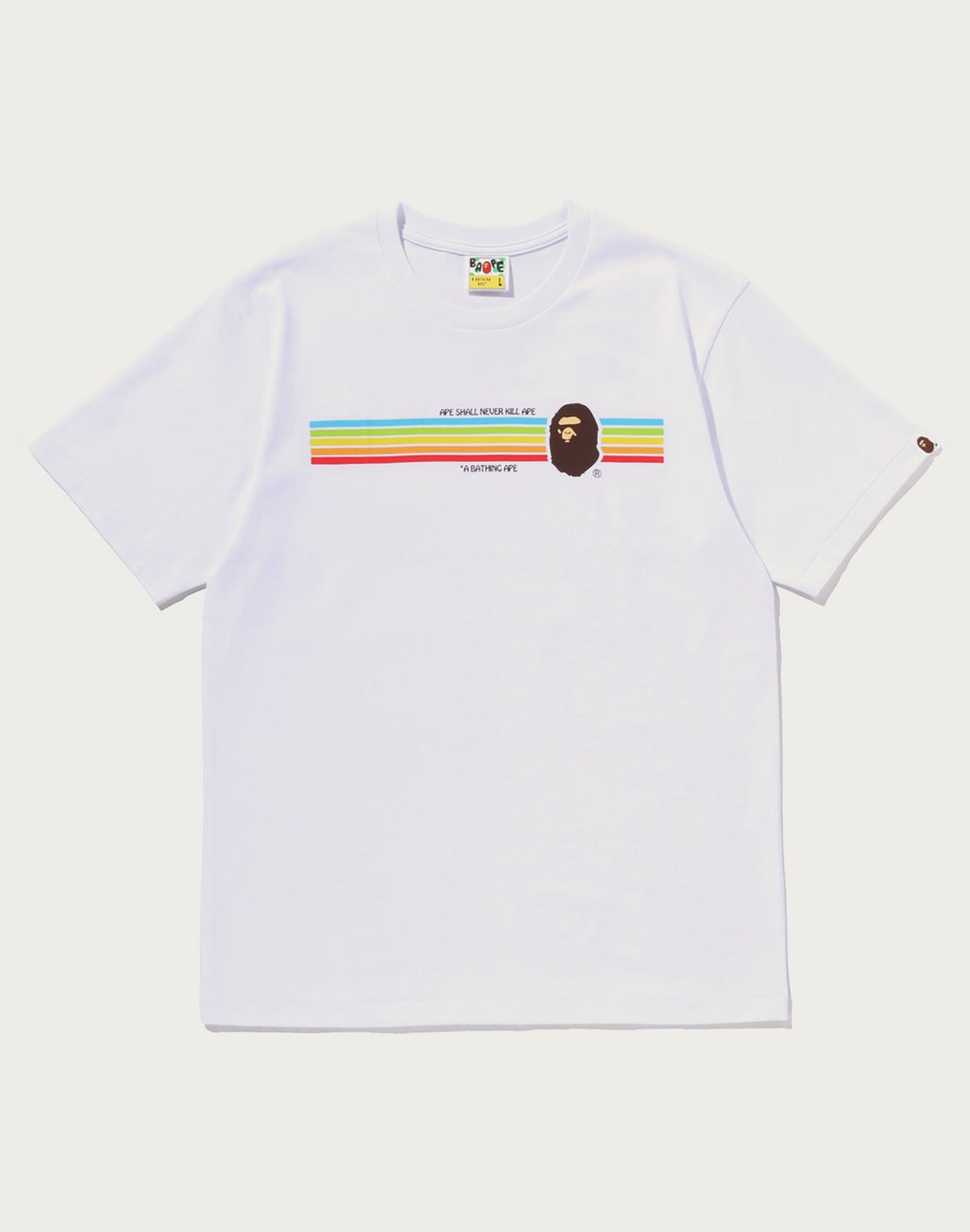 APE HEAD RAINBOW TEE MENS