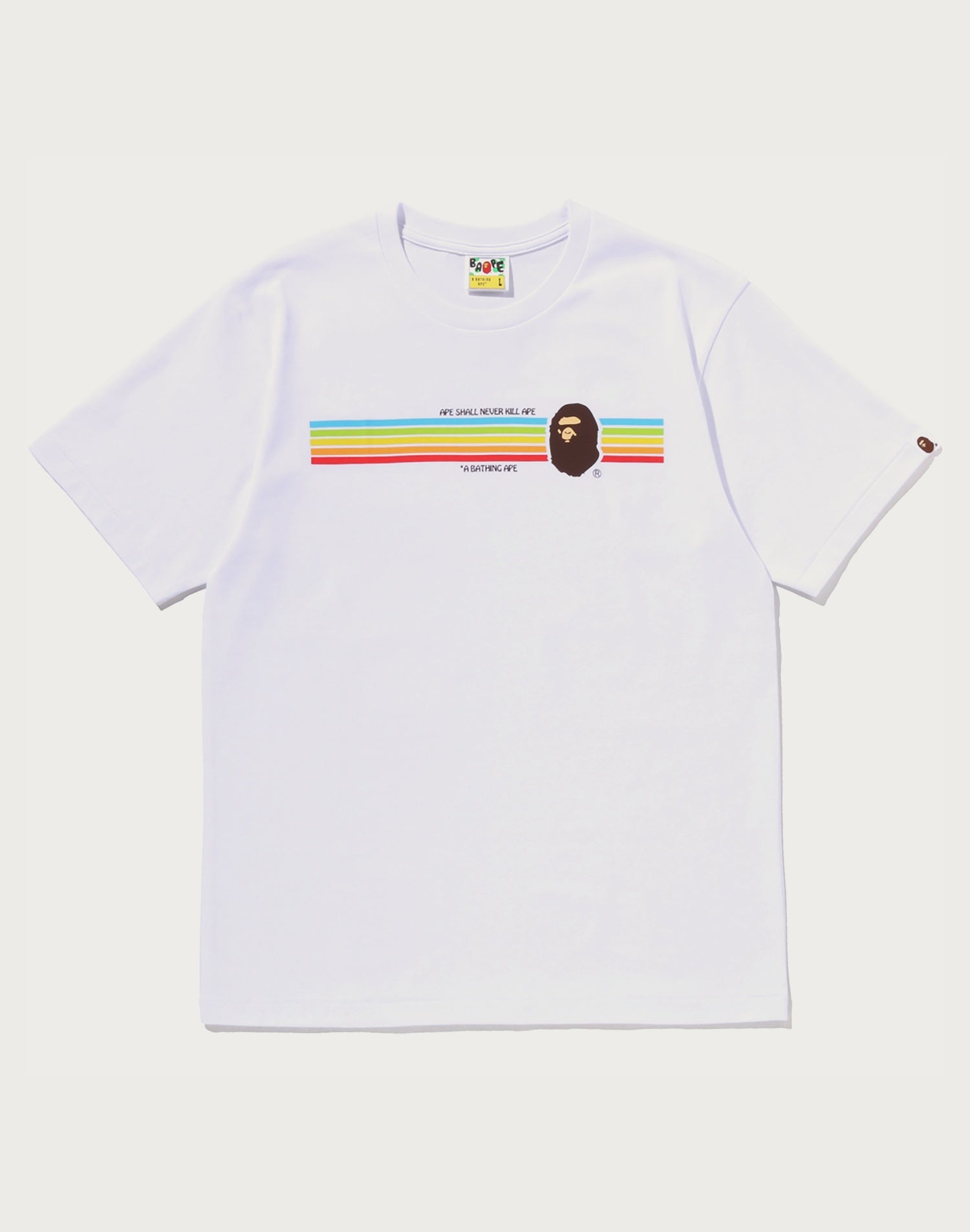 APE HEAD RAINBOW TEE MENS