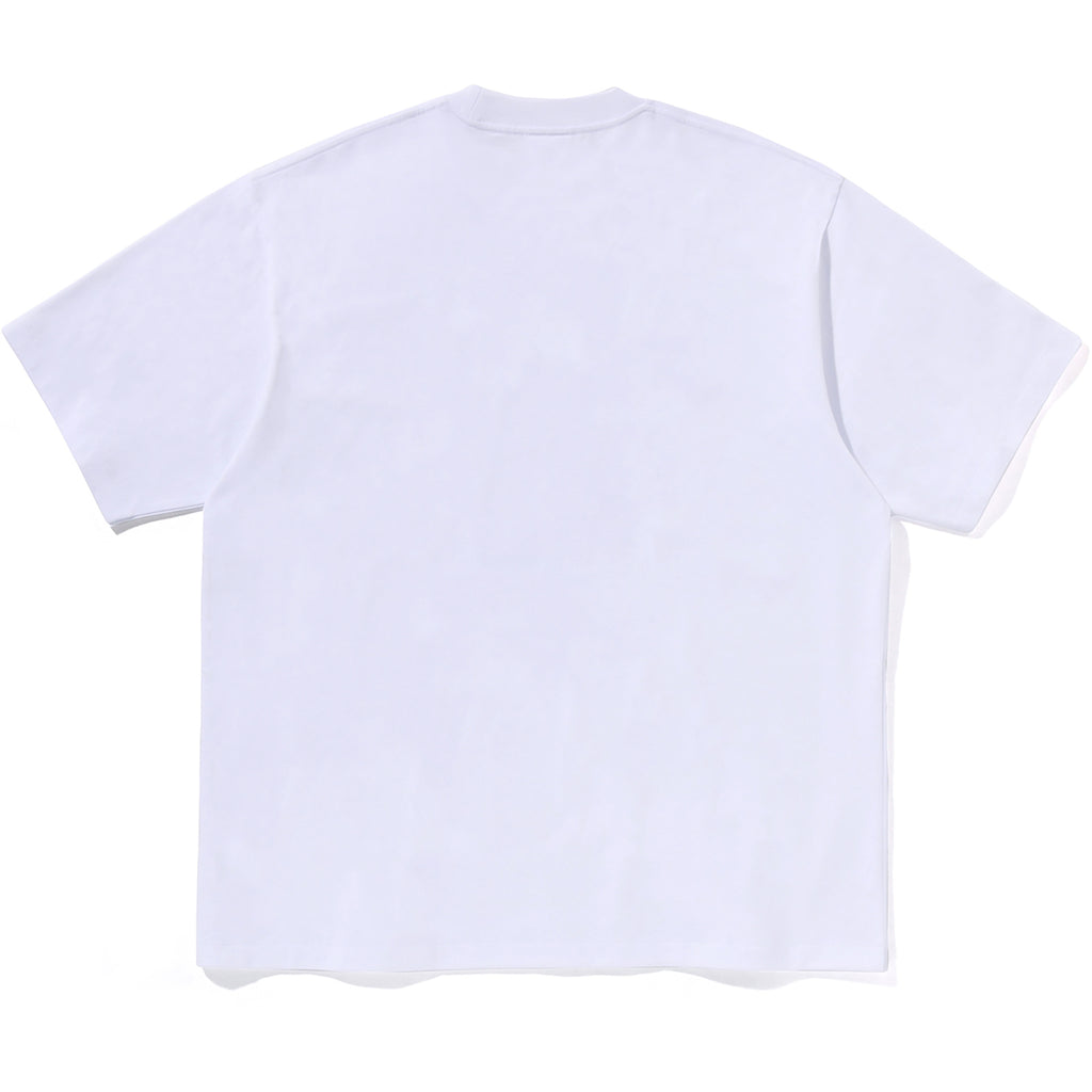 BAPE RHINESTONE LOGO RELAXED FIT TEE MENS