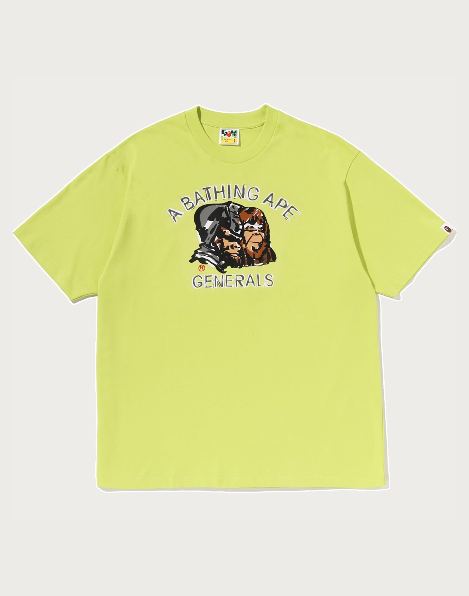 APE GENERAL HAND DRAWN RELAXED FIT TEE MENS