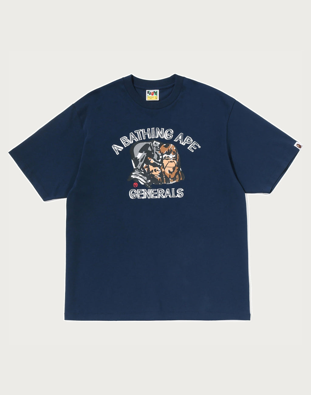 APE GENERAL HAND DRAWN RELAXED FIT TEE MENS