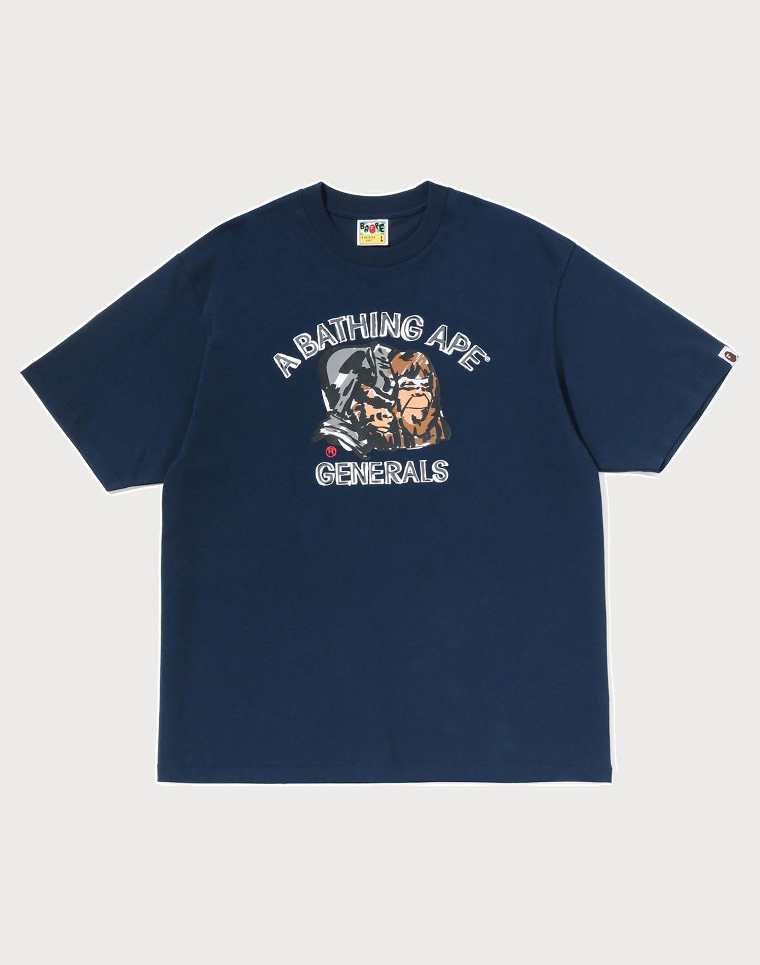 APE GENERAL HAND DRAWN RELAXED FIT TEE MENS