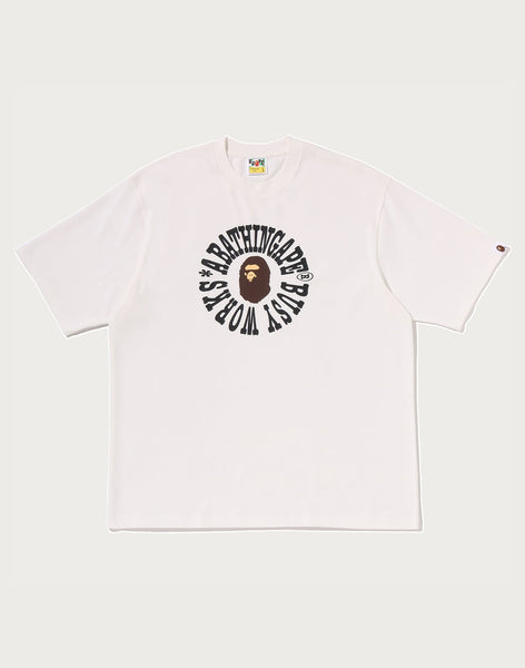 BUSY WORKS LOGO RELAXED FIT TEE MENS – us.bape.com