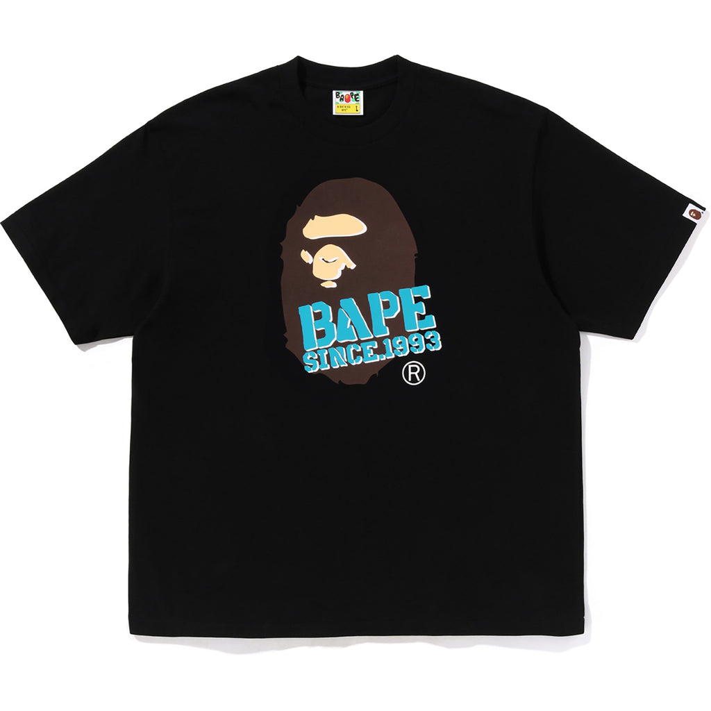 STENCIL FONT APE HEAD RELAXED FIT TEE MENS