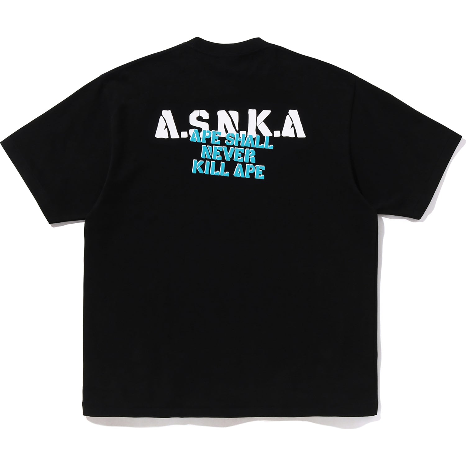 STENCIL FONT APE HEAD RELAXED FIT TEE MENS – us.bape.com