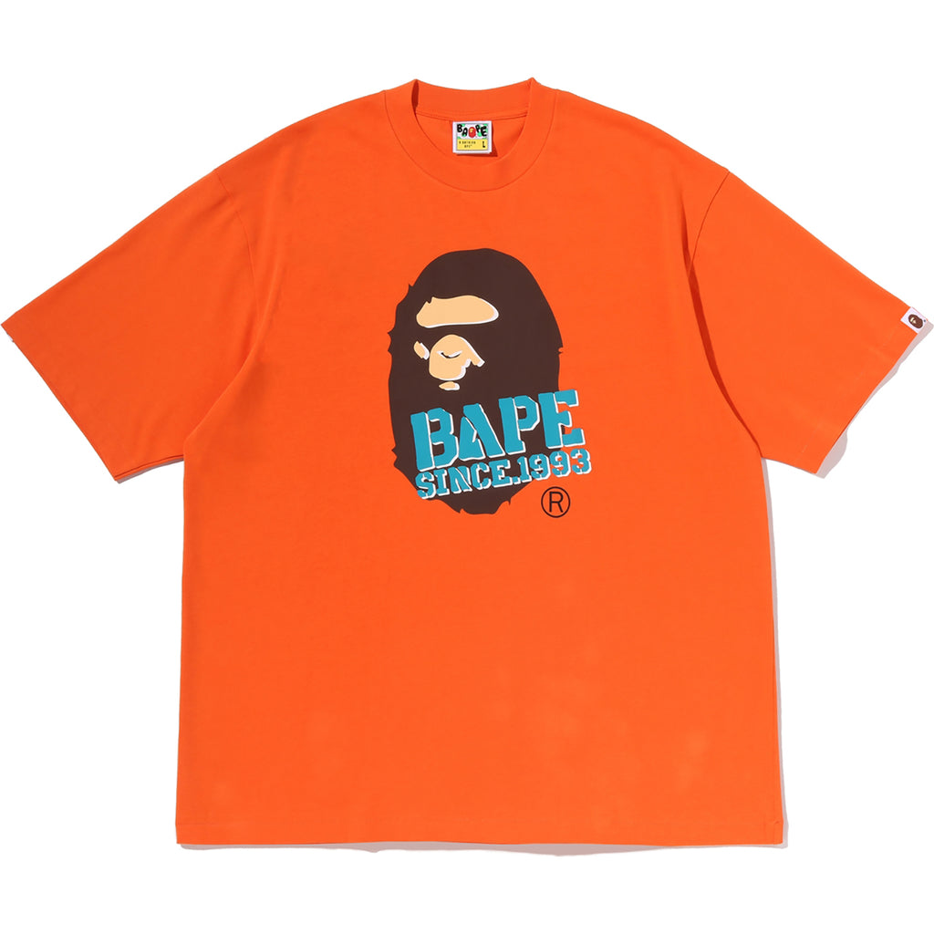 STENCIL FONT APE HEAD RELAXED FIT TEE MENS