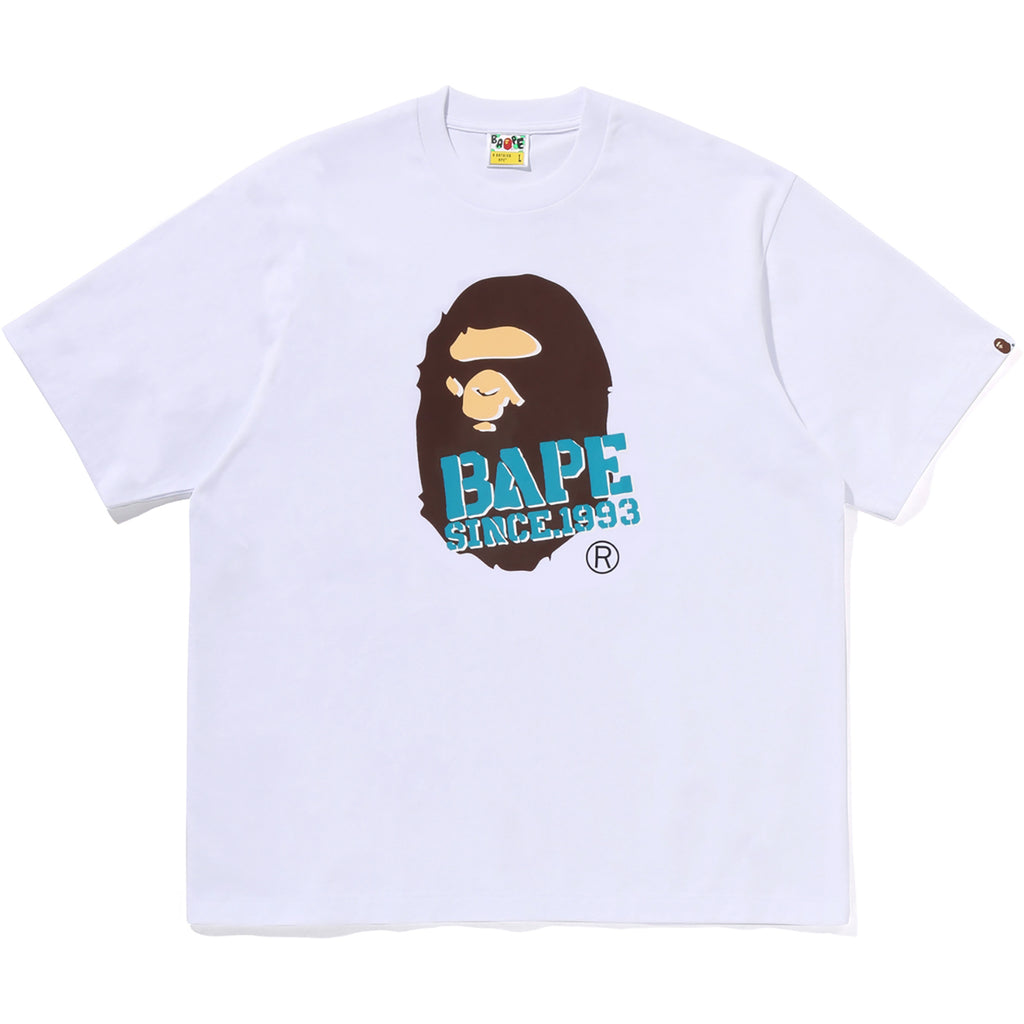 STENCIL FONT APE HEAD RELAXED FIT TEE MENS