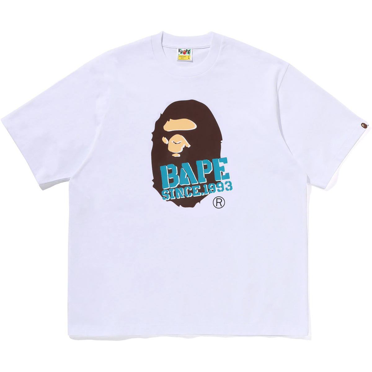 STENCIL FONT APE HEAD RELAXED FIT TEE MENS
