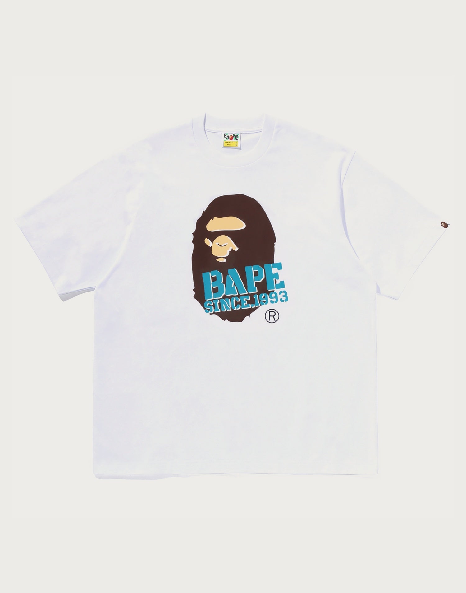 STENCIL FONT APE HEAD RELAXED FIT TEE MENS