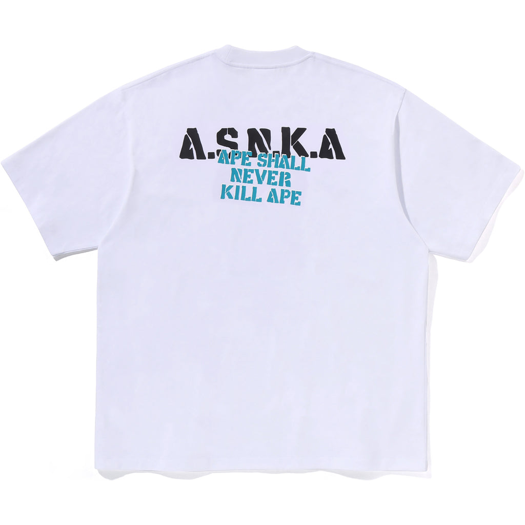 STENCIL FONT APE HEAD RELAXED FIT TEE MENS