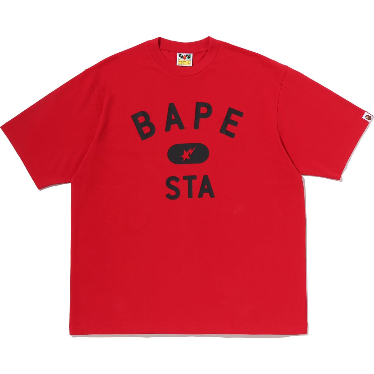BAPE STA COLLEGE RELAXED FIT TEE #2 MENS