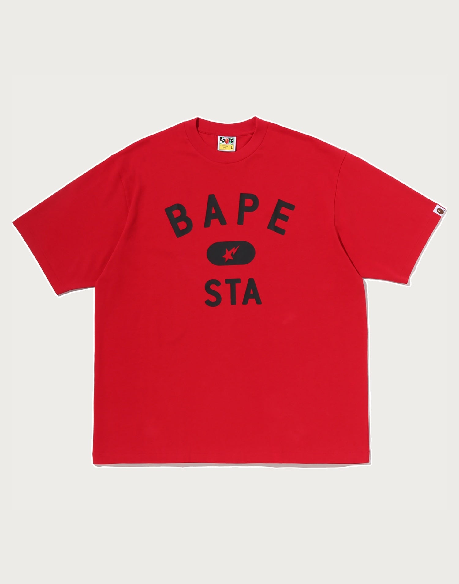 BAPE STA COLLEGE RELAXED FIT TEE #2 MENS