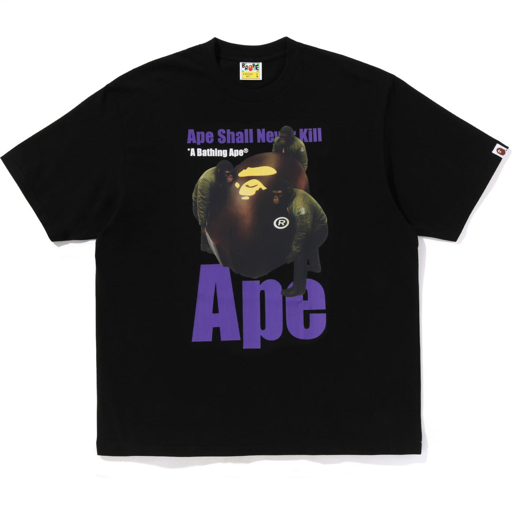 APE HEAD PHOTO PRINT RELAXED FIT TEE MENS