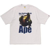 APE HEAD PHOTO PRINT RELAXED FIT TEE MENS