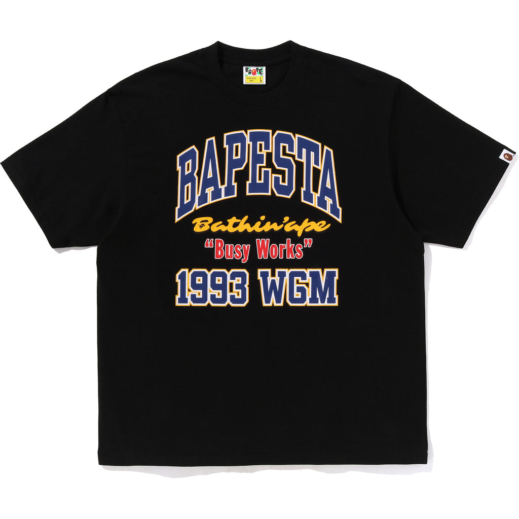 BAPE STA COLLEGE RELAXED FIT TEE #1 MENS