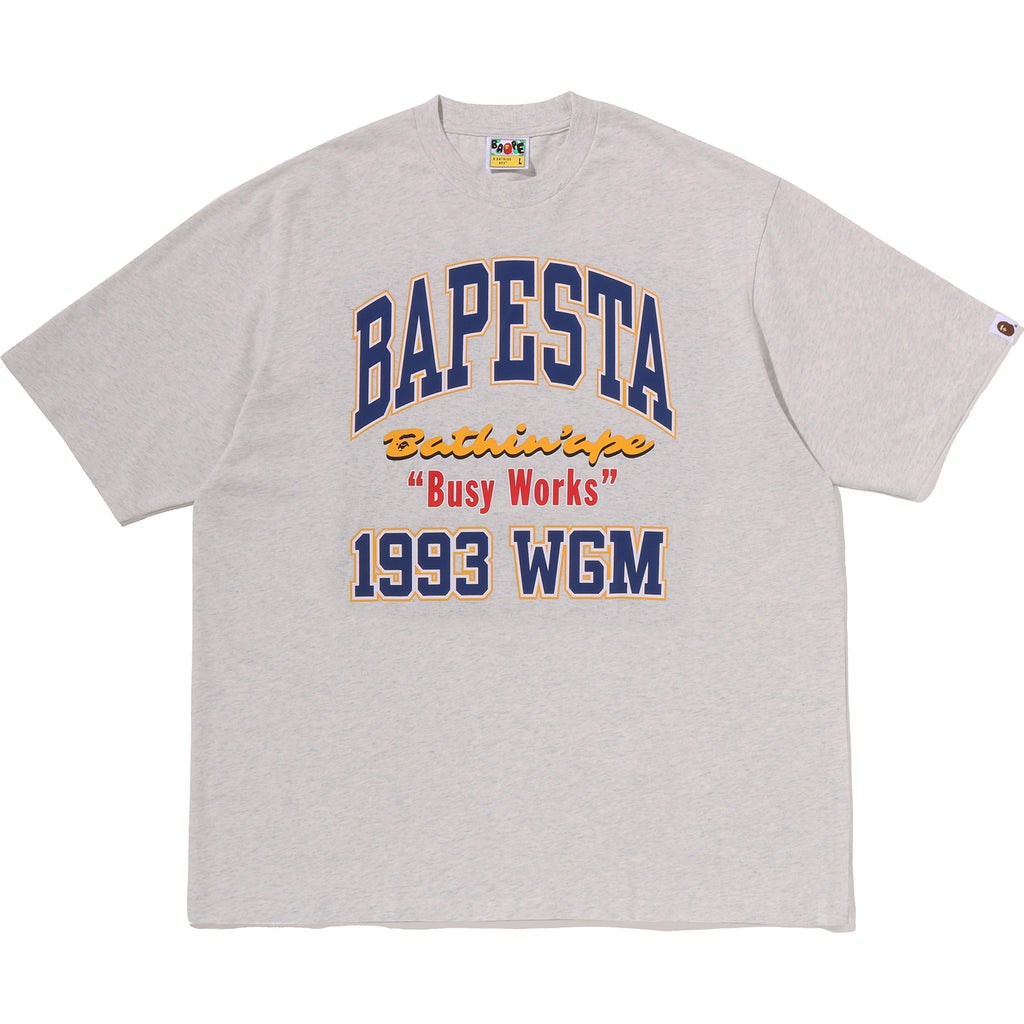 BAPE STA COLLEGE RELAXED FIT TEE #1 MENS