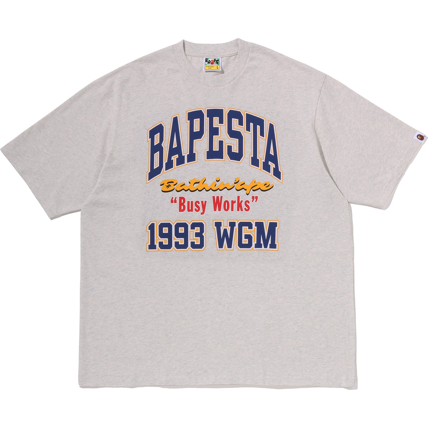 BAPE STA COLLEGE RELAXED FIT TEE #1 MENS