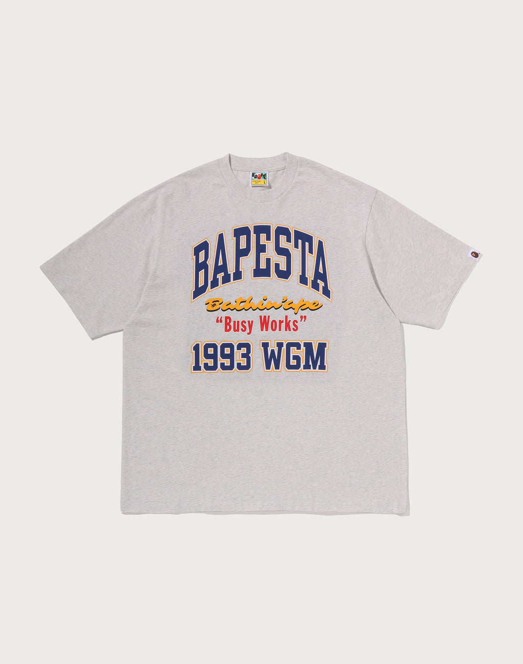 BAPE STA COLLEGE RELAXED FIT TEE #1 MENS