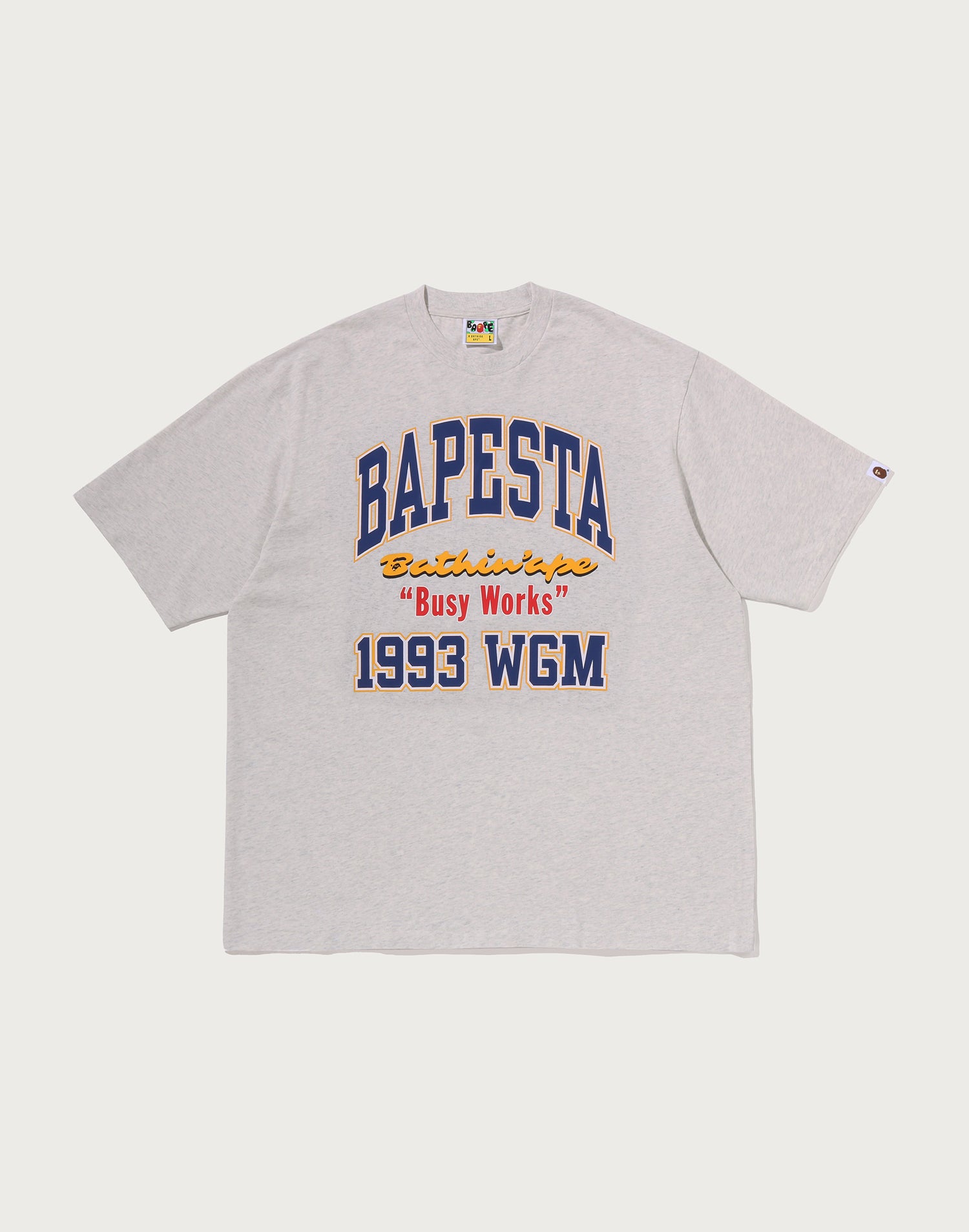 BAPE STA COLLEGE RELAXED FIT TEE #1 MENS