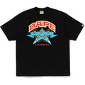 BAPE TWIN STA SPORT COLLEGE RELAXED FIT TEE MENS