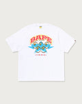 BAPE TWIN STA SPORT COLLEGE RELAXED FIT TEE MENS