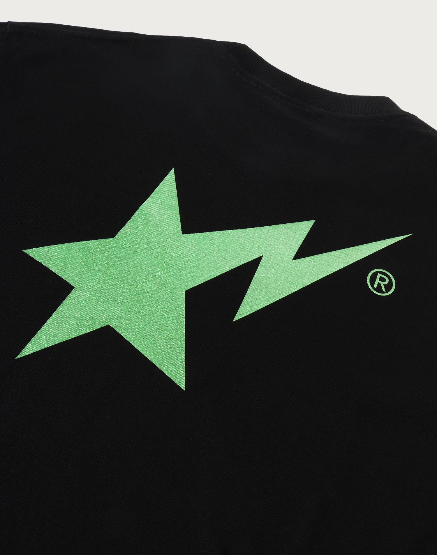 METALLIC BAPE STA LOGO RELAXED FIT TEE MENS