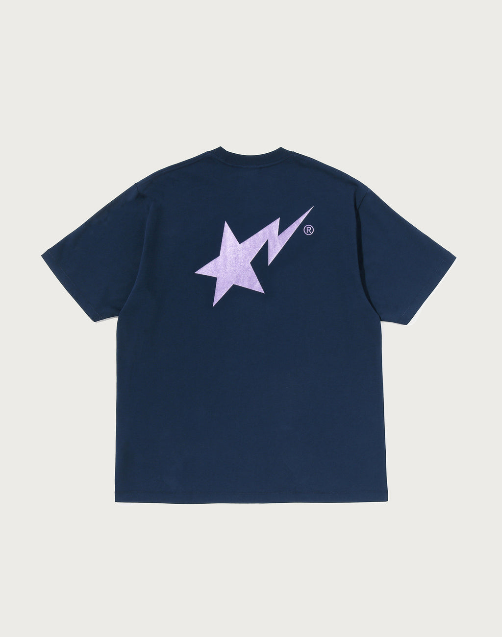 METALLIC BAPE STA LOGO RELAXED FIT TEE MENS