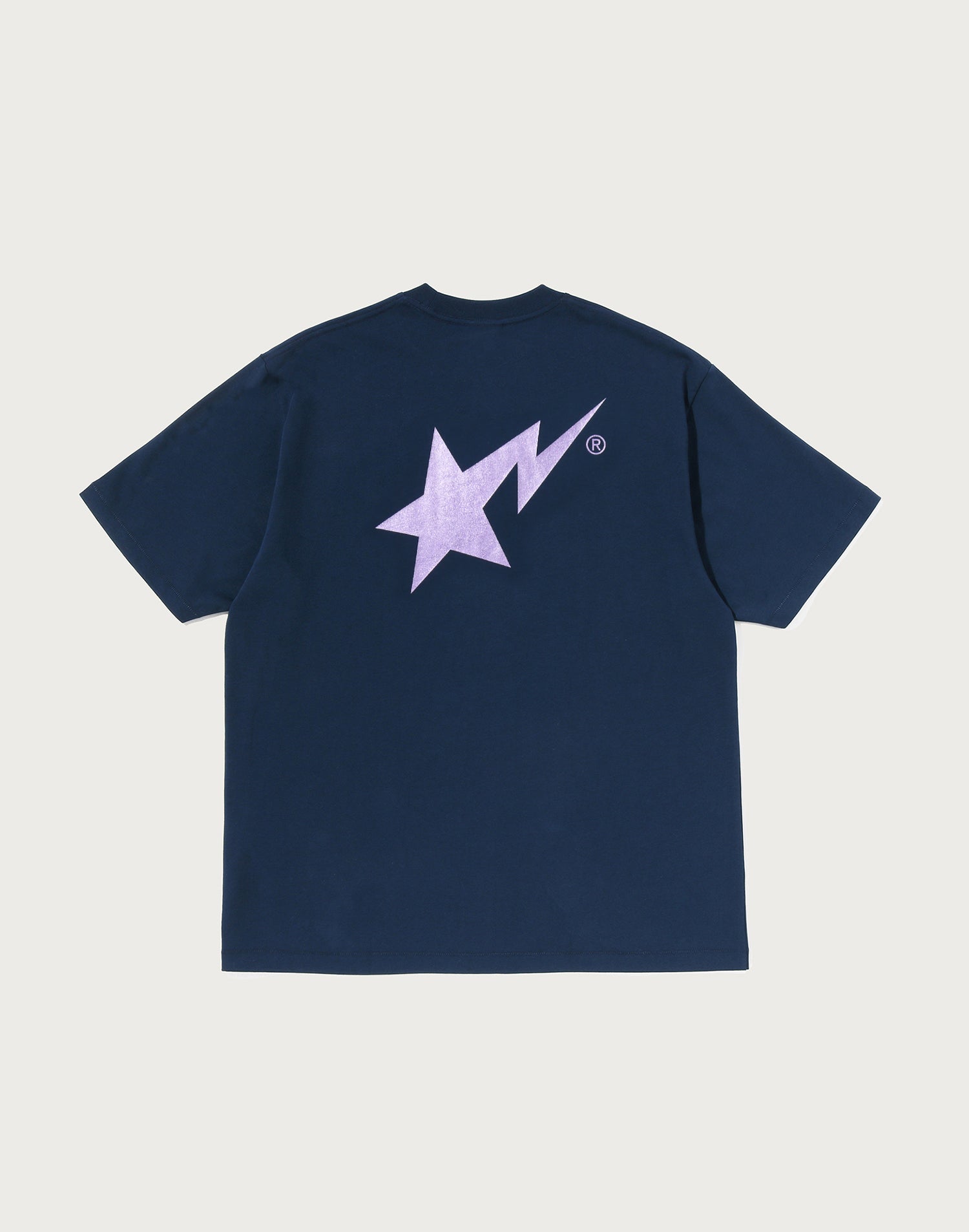 METALLIC BAPE STA LOGO RELAXED FIT TEE MENS