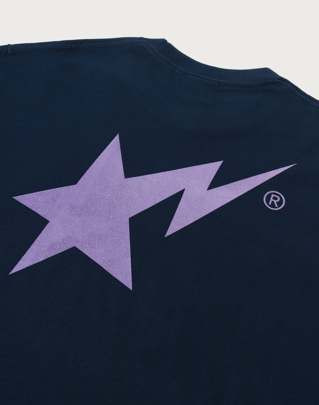 METALLIC BAPE STA LOGO RELAXED FIT TEE MENS