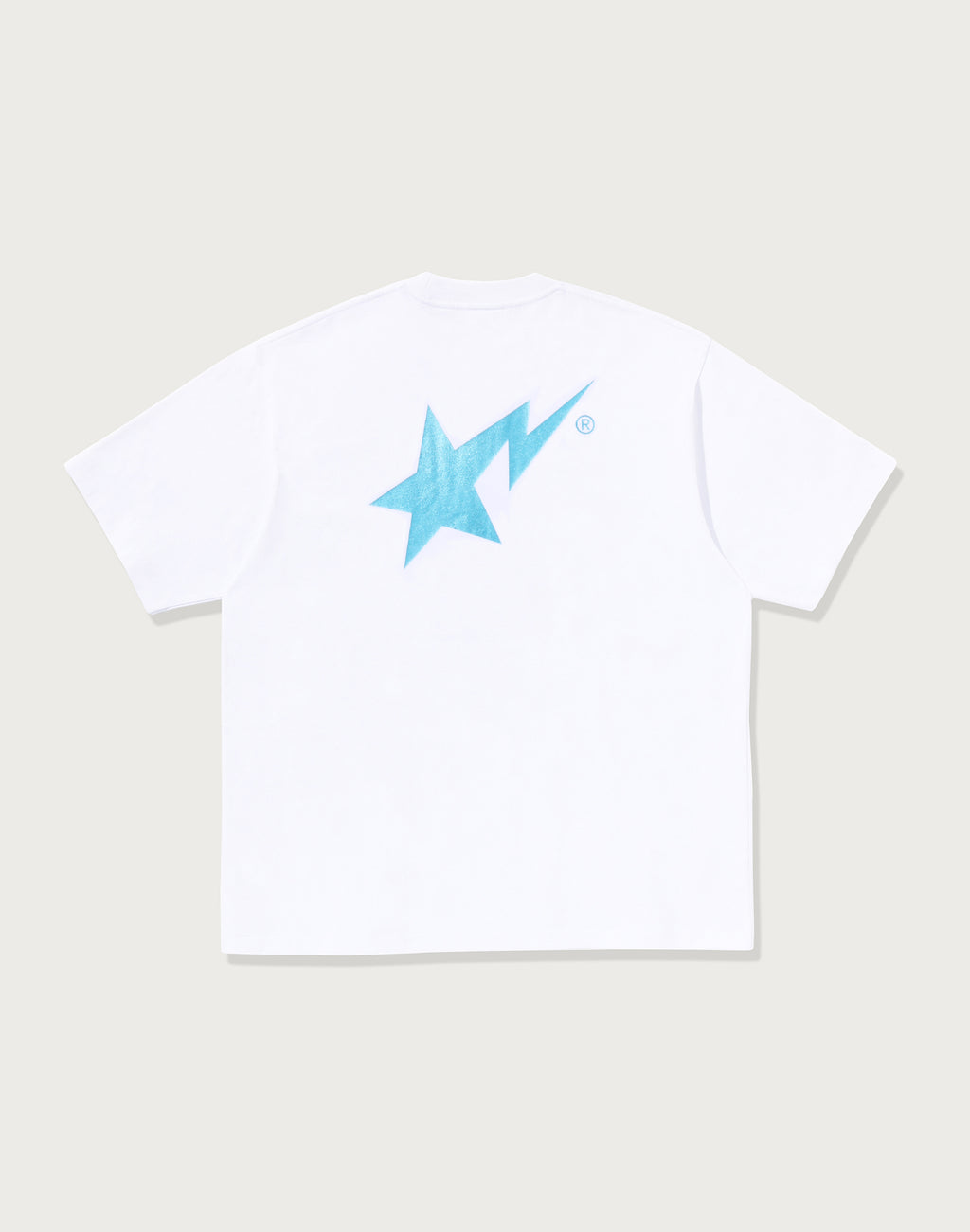 METALLIC BAPE STA LOGO RELAXED FIT TEE MENS