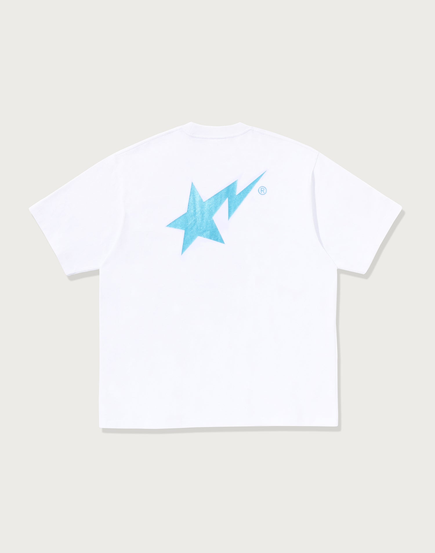 METALLIC BAPE STA LOGO RELAXED FIT TEE MENS