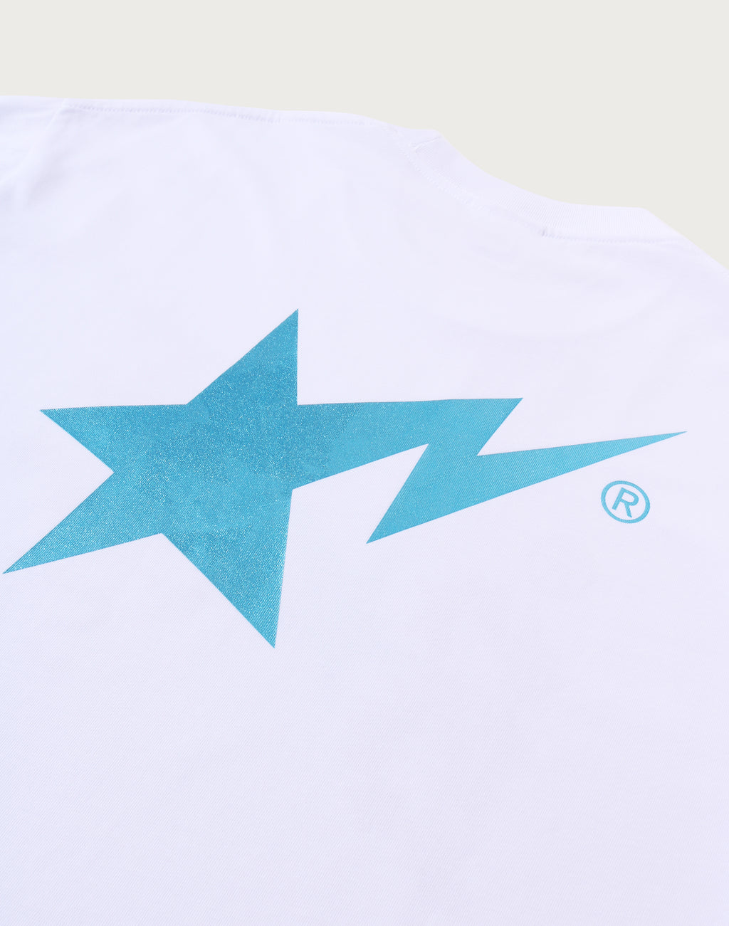 METALLIC BAPE STA LOGO RELAXED FIT TEE MENS