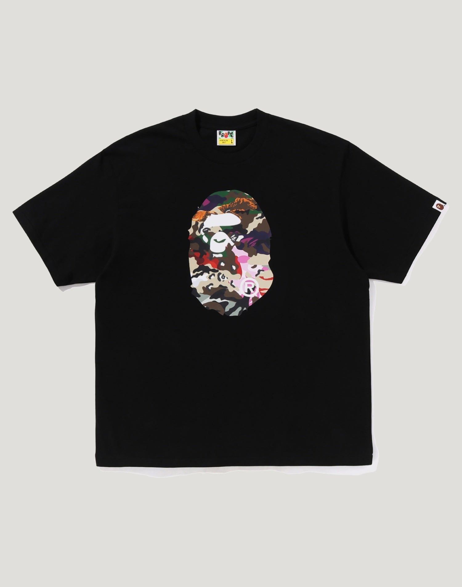 HYBRID CAMO APE HEAD RELAXED FIT TEE MENS