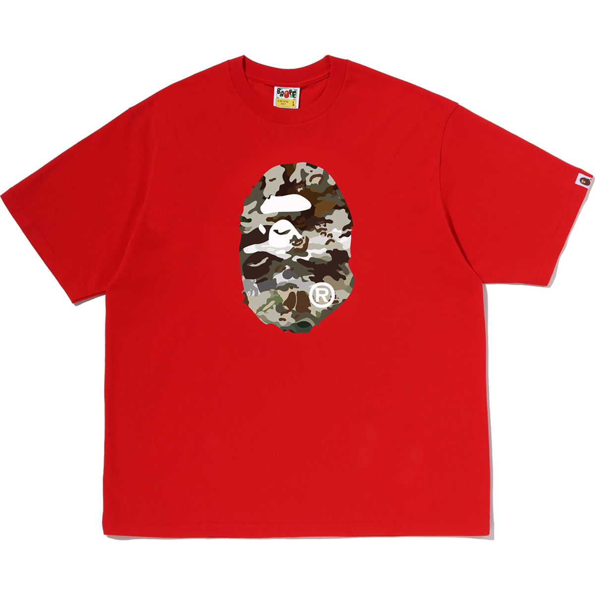 HYBRID CAMO APE HEAD RELAXED FIT TEE MENS