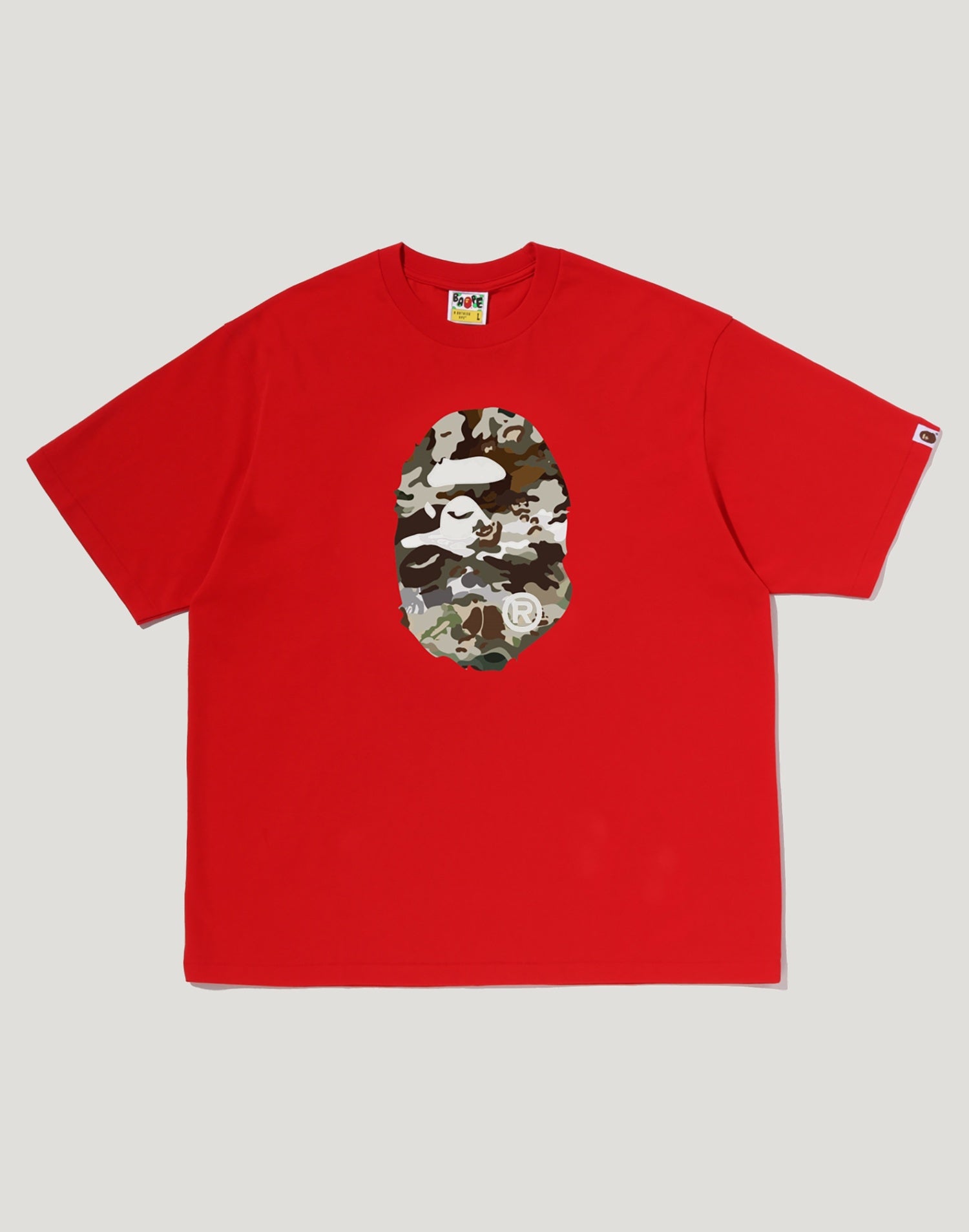 HYBRID CAMO APE HEAD RELAXED FIT TEE MENS