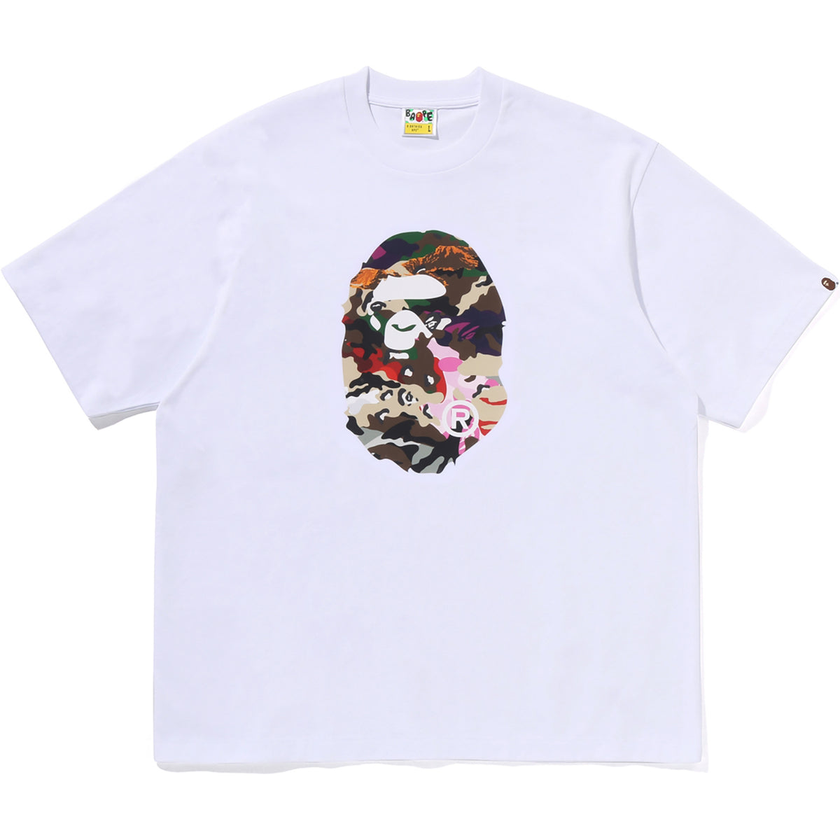 HYBRID CAMO APE HEAD RELAXED FIT TEE MENS