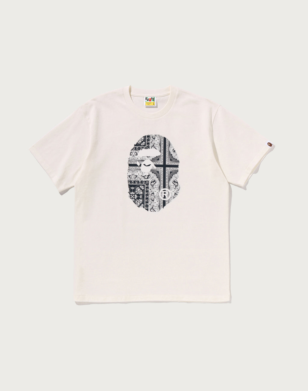 PAISLEY PATTERN APE HEAD TEE MENS