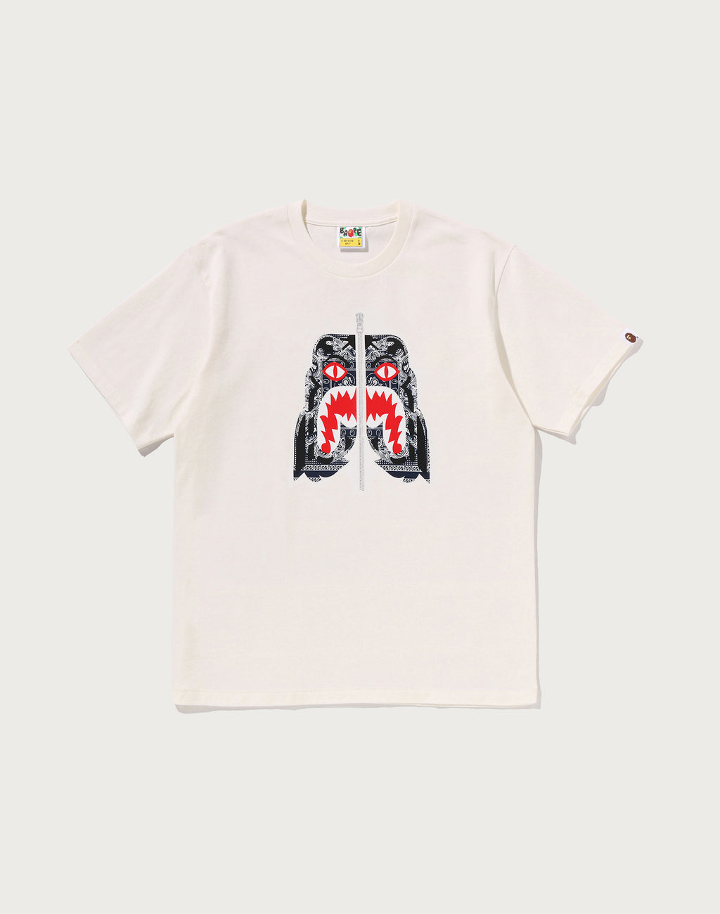 PAISLEY PATTERN TIGER FACE TEE MENS