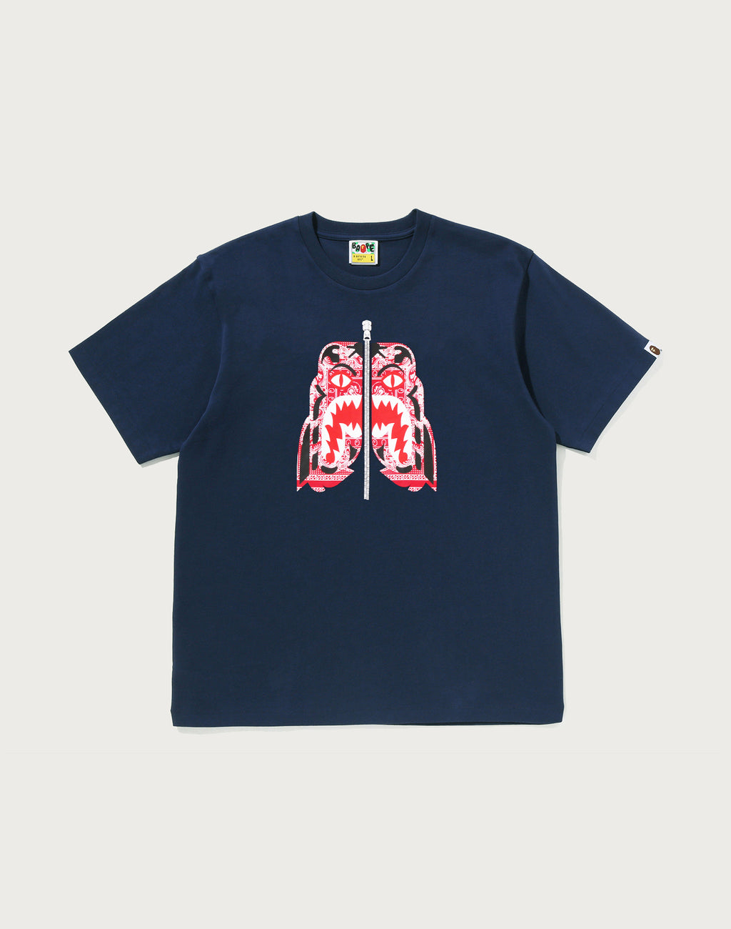 PAISLEY PATTERN TIGER FACE TEE MENS