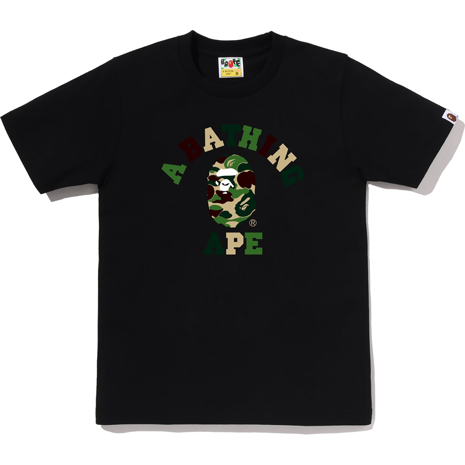 ABC CAMO COLLEGE TEE LADIES – us.bape.com