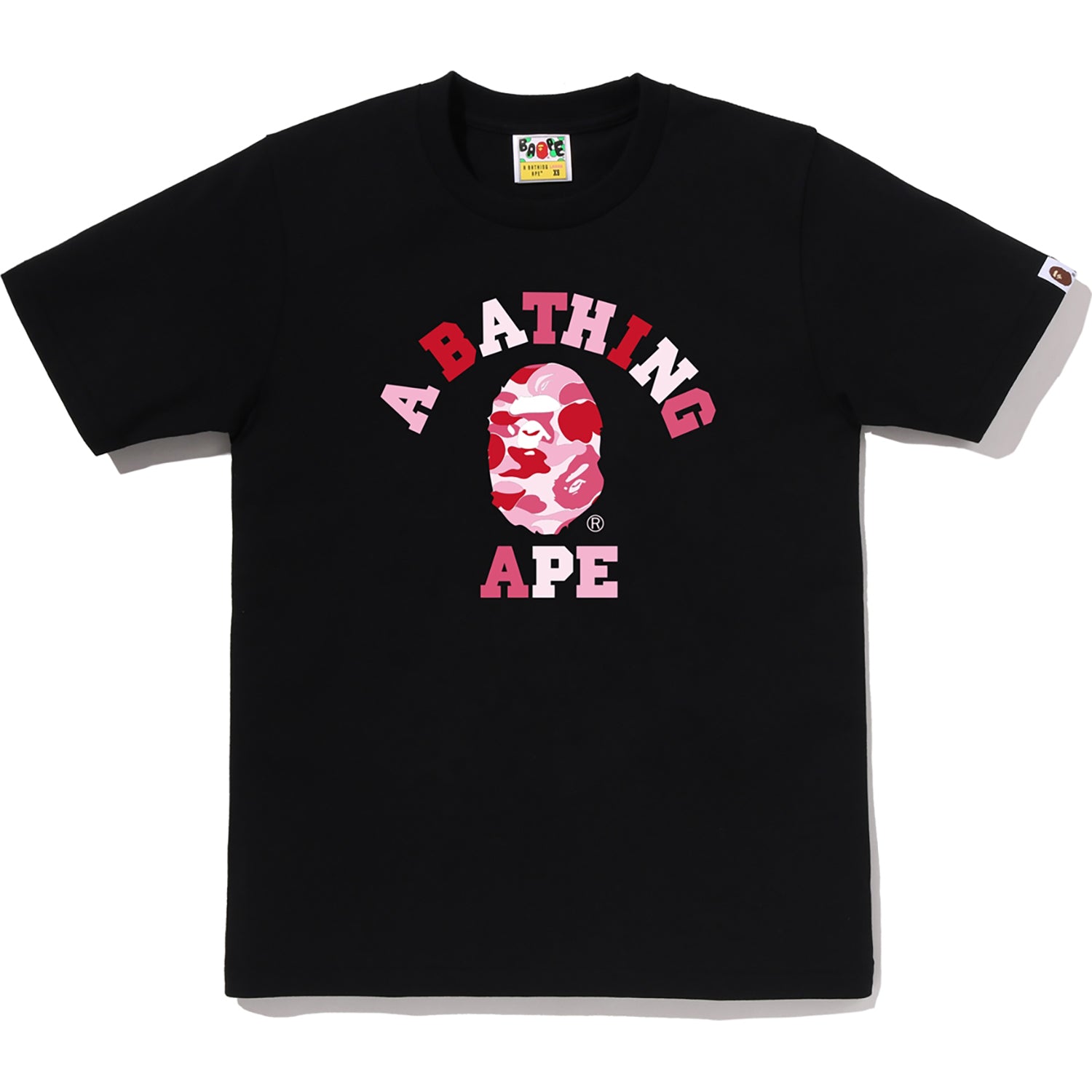 ABC CAMO COLLEGE TEE LADIES – us.bape.com